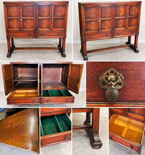 Antique arts crafts oak - antique,
