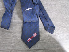 GR5 Harrier War Plane Aircraft USA & Union Jack Flags Tie by Leonard Hudson