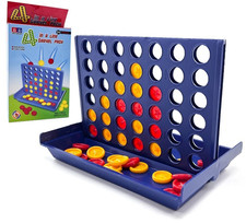 Connect row four in - in, a