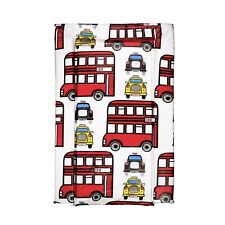 Jane Foster London Bus Baby Changing Mat Raised 5cm Edges, Waterproof, Anti-Roll