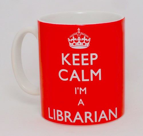 Keep calm librarian - a,