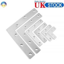2/4/6/8pcs stainless steel Angle Plate Corner Brace L Shaped Flat Repair Bracket