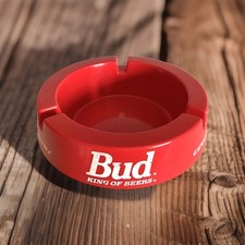 Rare Vintage U.S.A Budweiser King Of Beers Ashtray Pub Advertising Collectible