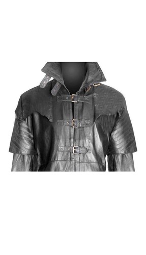Mens real cow leather - mens, coat