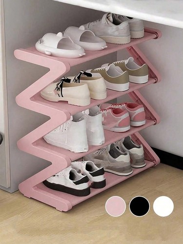 Shaped shoe rack multi layer - z-shaped,