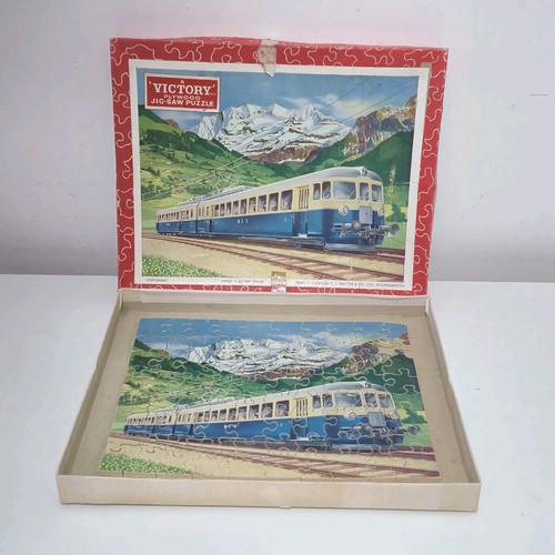Vintage victory wooden jigsaw - vintage,