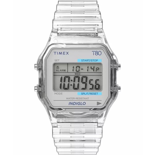 Timex t80 digital - t80, translucent