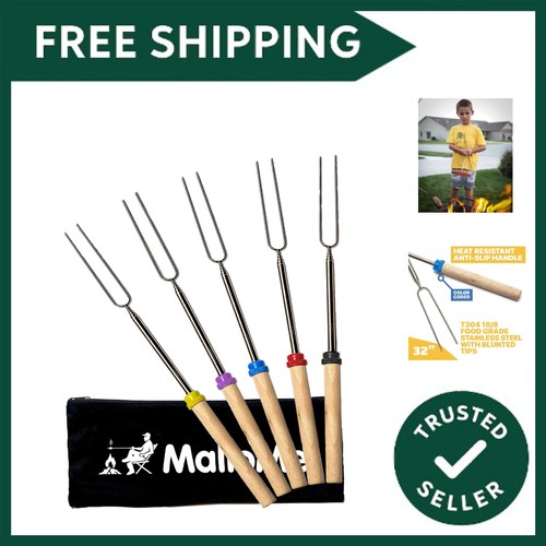 Marshmallow toasting forks - marshmallow,