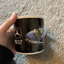 Vintage Mercedes 1937 Convertible Car Coffee Mug Cup