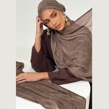 Crinkle Rayon Hijabs Pleated