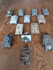 Assortment of Vintage Corgi Diecast Metal / Plastic Tanks