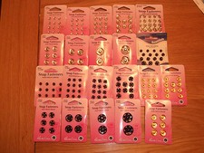 HEMLINE SNAP FASTENERS / PRESS STUD - CHOICE OF COLOURS & SIZES
