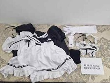 maxToonrain Maid Costume Women French Dress Red Wine Sweetheart Anime Valentines