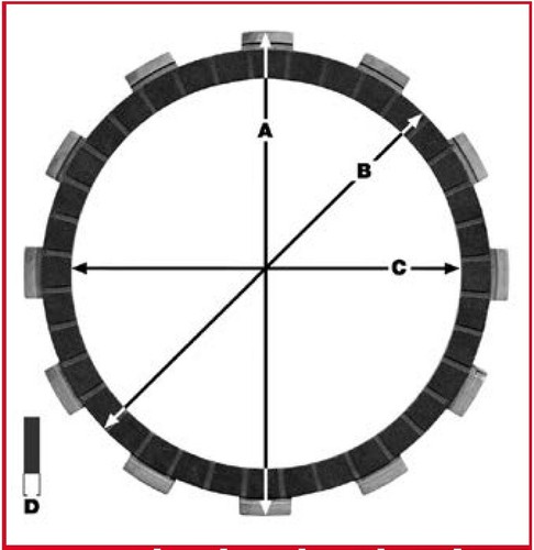 Clutch discs honda 250 - honda, cb