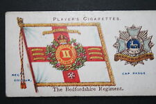 BEDFORDSHIRE REGIMENT  Insignia   Vintage 1907 Card  DE26M