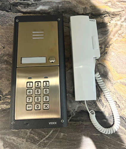 Videx intercom system perfect - system.,