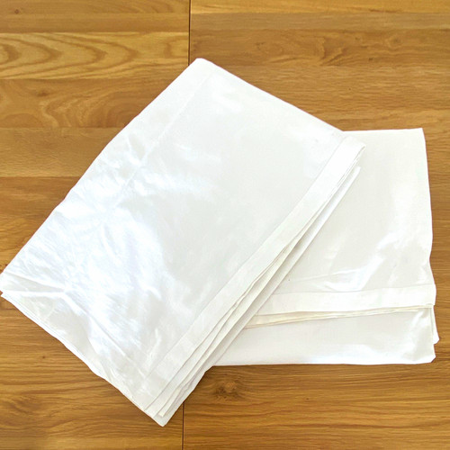Vintage flat sheets pair white - vintage,