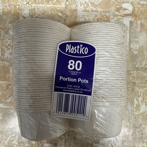 Plastico portion pots x - portion,