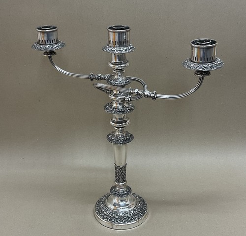 Silver plated three branch - plated,