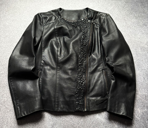 Womens vintage black leather - womens,