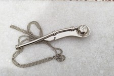 Solid Brass Silver Bosun Pipe