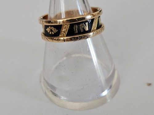 Victorian 18ct gold enamel - victorian,