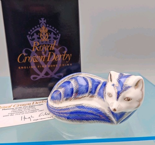 Royal crown derby arctic fox - derby,
