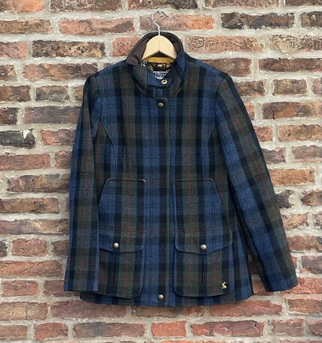 Joules wool tweed field coat
