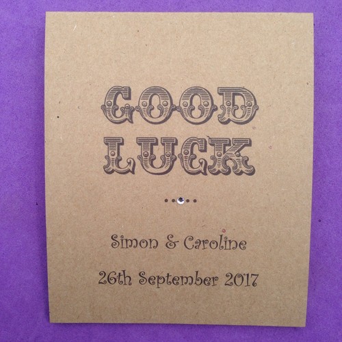 Personalised lottery - x,