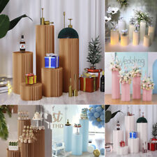 Round Column Cake Desert Flower Stand Pillar Pedestal Display Plinth Event Party