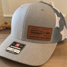 Anatomy Of A Pew Leather Patch Hat Stars & Stripes