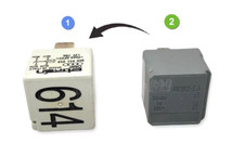 8E0951253 Audi  VW Fuel Pump 4-Pin White (Replacement) Relay 614 Bitron 70A