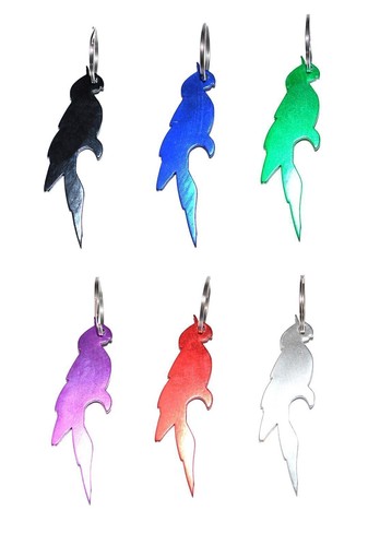 Parrot keyring bottle opener - bottle,