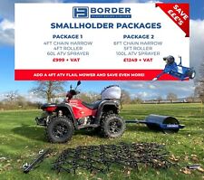 ATV QUAD ROLLER SPRAYER  HARROW PACKAGE - BUY THEM TOGETHER AND SAVE!!