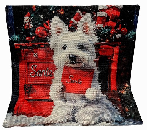 Westie terrier holiday double - westie,