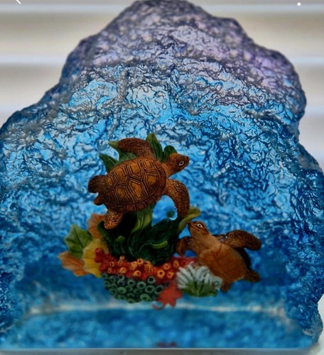Aquatic paperweight with - aquatic,
