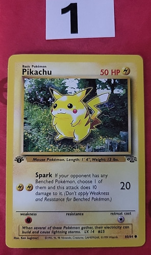 1999 jungle pokémon pikachu - 1999,