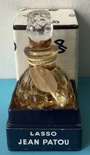 RARE VINTAGE EARLY 20TH CENTURY JEAN PATOU LASSO PERFUME BOTTLE IN ORIGINAL BOX