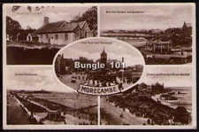 [38728] Morecambe Lancashire M/V RP early postcard c.1929