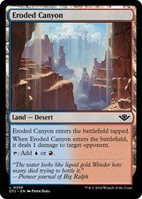 MTG Eroded Canyon [Outlaws of
