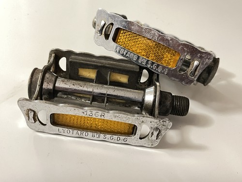 Lyotard 136r pedals - pedals., vintage