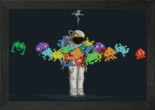 Personal Space Invaders Framed