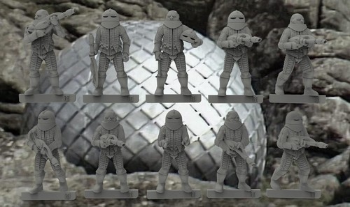 28mm dome headed - headed, x10