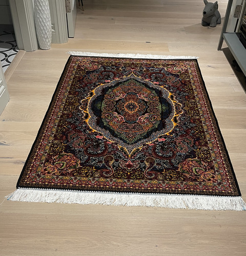 Silk carpet persian - carpet,, 150