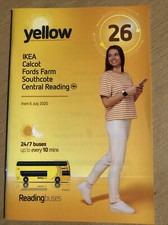 Reading Buses Yellow Route 26 IKEA - Reading  Timetable Booklet 2020