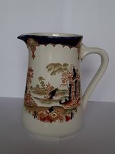 Antique Jug Pitcher British Anchor Pottery Japan Pattern  From 1913 c.
