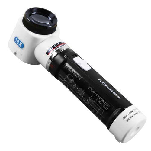 Illuminated 10x magnifier - illuminated,