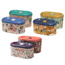 Desktop Storage Box Metal Large Capacity Sealed Storage Containers with Lid U4J7