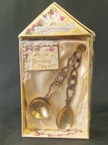 Vintage solid brass wedding - vintage,