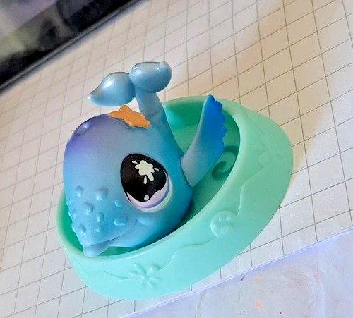 Hasbro littlest pet shop - shop, whale